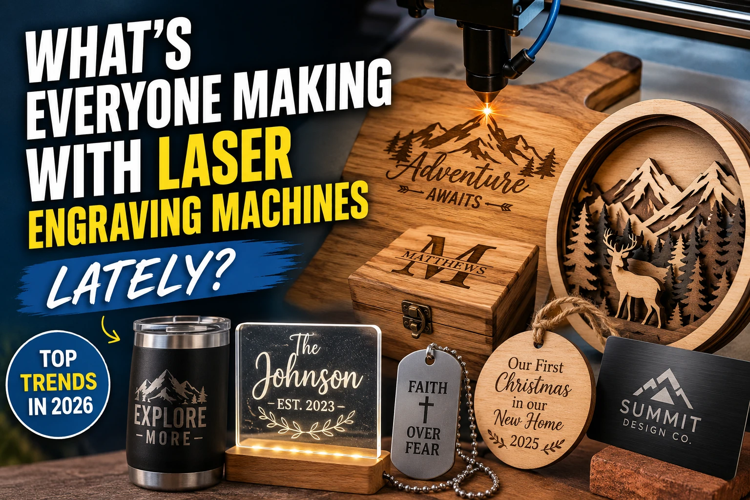 What's Everyone Making with Laser Engraving Machines Lately? Top Trends in 2026
